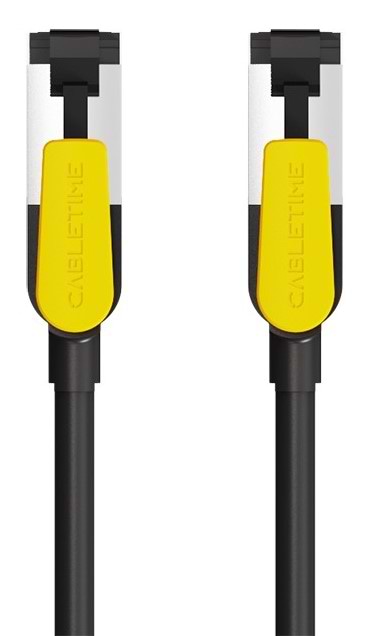 Фото - Кабель патч-корд Cabletime Cat7 FTP 10m Black (CN70S)