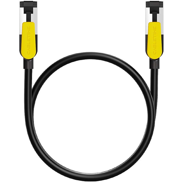 Фото - Кабель патч-корд Cabletime Cat7 FTP 20m Black (CN70U)