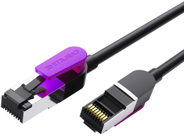 Фото - Кабель патч-корд Cabletime Cat8 FTP 10 м Black (CN80S)