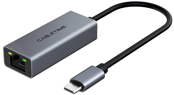 Фото - Переходник USB- RJ-45 Cabletime USB Type-C - RJ45 0.15 м (CB53G)