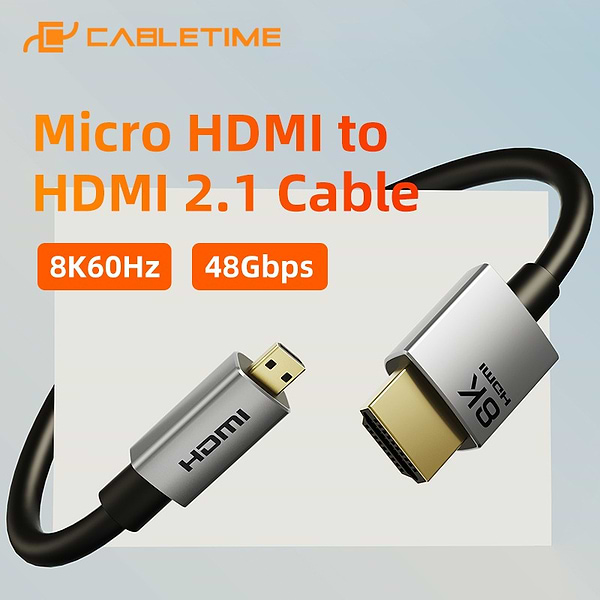 Фото - Кабель HDMI Cabletime HDMI (M) 8K/60Hz 3m (CH16N)
