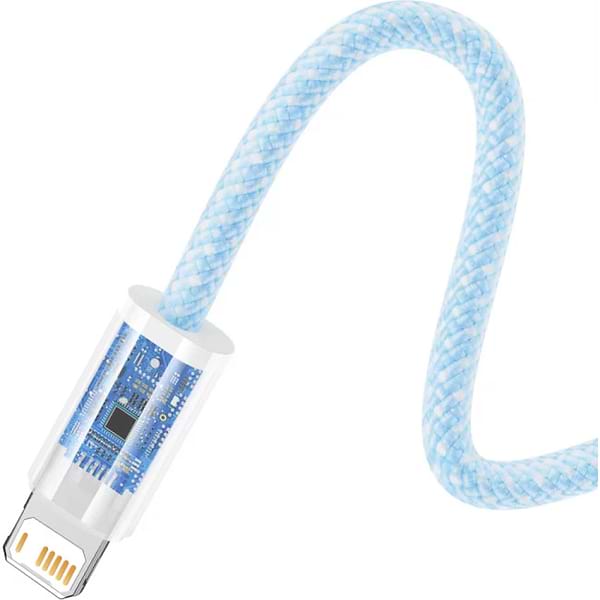 Фото - Кабель синхронізації даних Baseus Dynamic Series Fast Charging Data Cable USB to iP 2.4A 1m Blue (CALD000403)