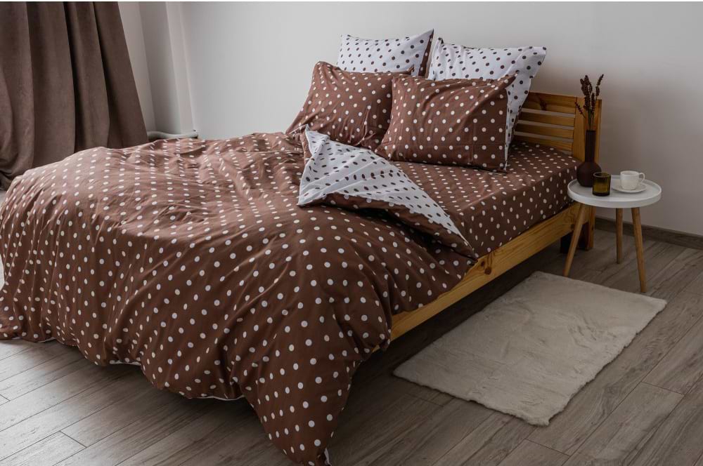 Комплект постільної білизни ТЕП Happy Sleep Cappuccino Dots (2-03794_25127)