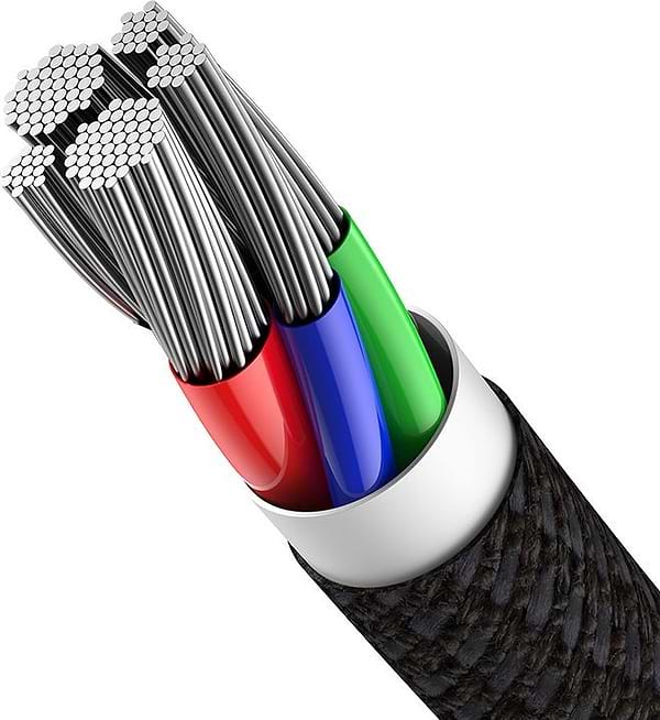 Фото - Кабель синхронізації даних Baseus Type-C to Lightning 20W 2m Black (CATLGD-A01)