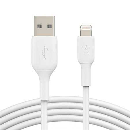 Кабель синхронізації даних Belkin USB-A - Lightning 1m White (CAA001BT1MWH)