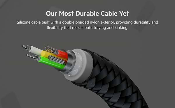 Фото - Кабель Belkin USB-A - Lightning Braided Silicone 1m Black (CAA010BT1MBK)