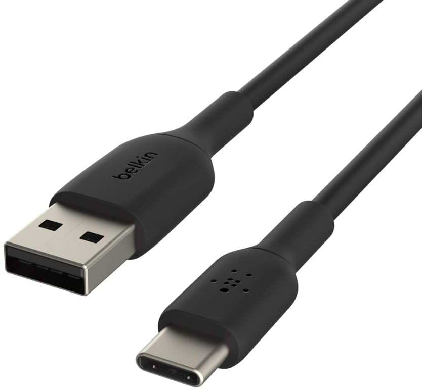 Фото - Кабель Belkin USB-A - USB-С PVC 1m Black (CAB001BT1MBK)
