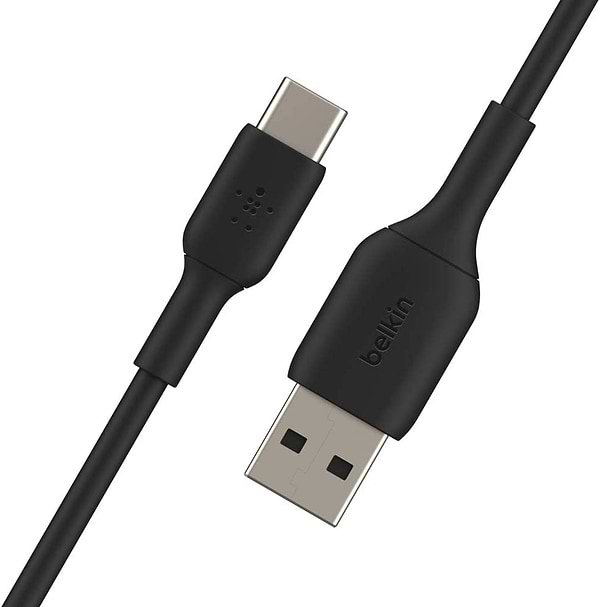 Фото - Кабель Belkin USB-A - USB-С PVC 1m Black (CAB001BT1MBK)