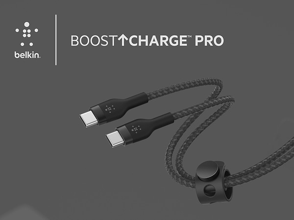 Фото - Кабель синхронізації даних Belkin USB-С - USB-C 1 м Black (CAB011BT1MBK)