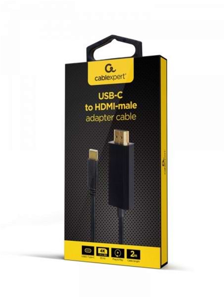 Фото - Переходник Cablexpert USB Type C-HDMI 2m (A-CM-HDMIM-01)