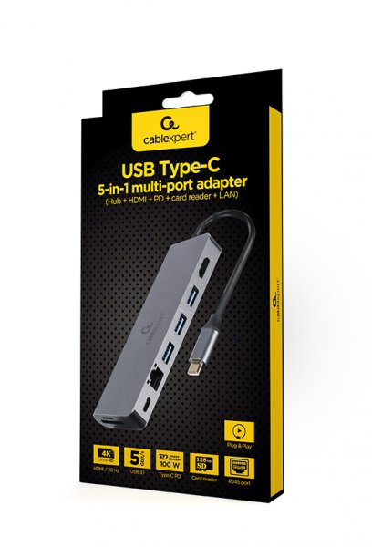 Фото - Хаб USB Cablexpert A-CM-COMBO5-05