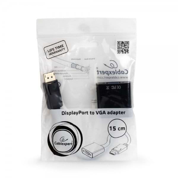 Фото - Переходник Cablexpert DisplayPort - VGA 0.15m (A-DPM-VGAF-02)