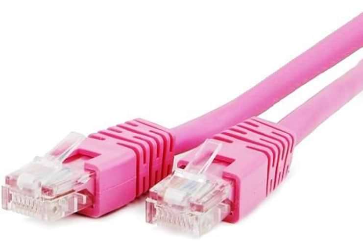 Кабель патч-корд Cablexpert CAT5e UTP 1 м Pink (PP12-2M/RO)