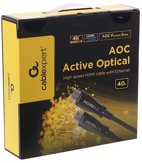 Фото - Кабель HDMI Cablexpert HDMI V.2.0 4К 60Гц 40 м (CCBP-HDMI-AOC-40M)