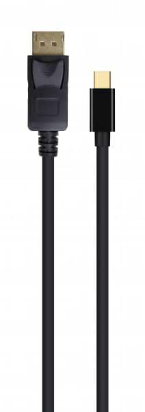 Кабель Cablexpert MiniDisplayPort-DisplayPort 1.8m Black (CCP-mDP2-6) - Фото 1
