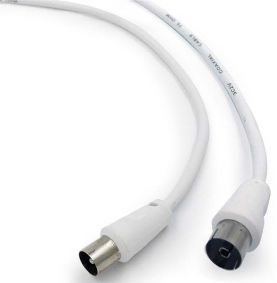 Кабель коаксіальний Cablexpert CCV-515-W-5M White 5m - Фото 1