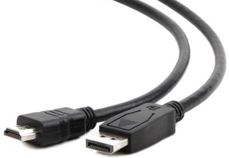 Купити Кабель HDMI Cablexpert DisplayPort - HDMI 1.8m (CC-DP-HDMI-6) - Фото 1 Кабель HDMI Cablexpert DisplayPort - HDMI 1.8m (CC-DP-HDMI-6) - Фото 1