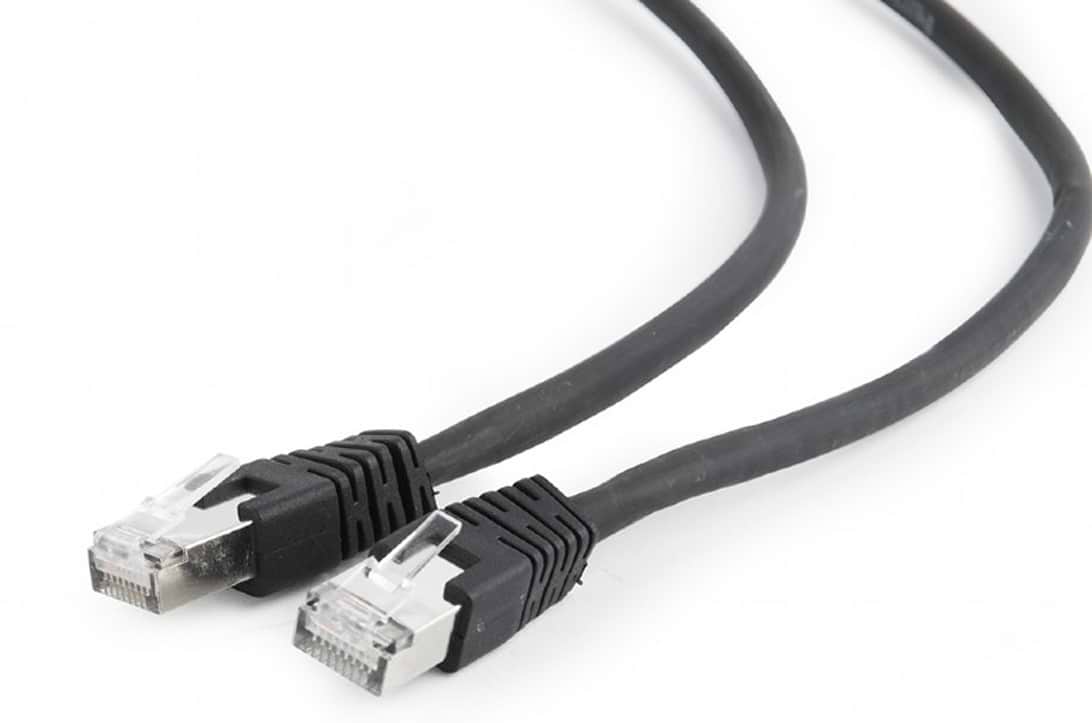 Кабель патч-корд Cablexpert FTP (PP22-1M/BK) 50u 1m Black