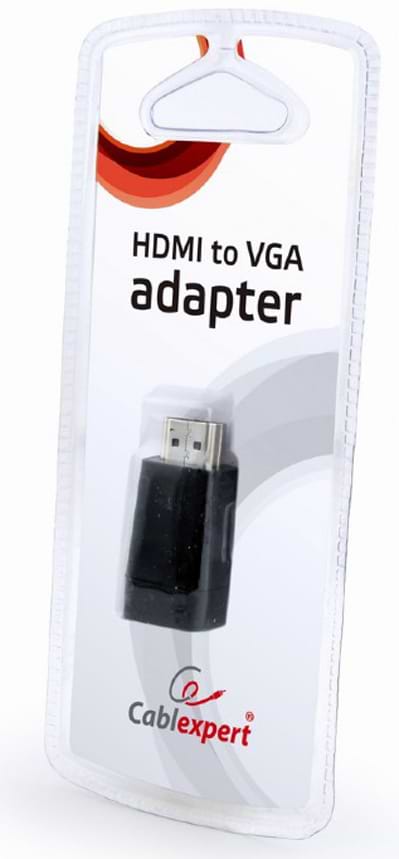 Фото - Переходник Cablexpert HDMI-VGA Black (AB-HDMI-VGA-001)