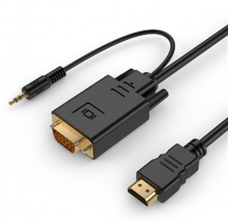  Cablexpert HDMI - VGA 3m (A-HDMI-VGA-03-10) - Фото 1