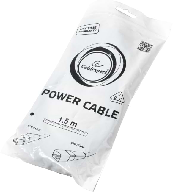 Фото - Кабель живлення Cablexpert PC-189-C19 (C19-С20) Black 1.5m
