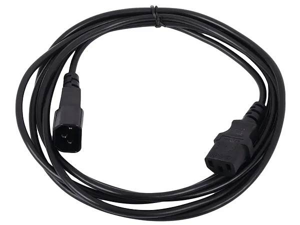 Фото - Кабели питания Cablexpert PC-189-VDE-3M (С13-С14) Black, 3m