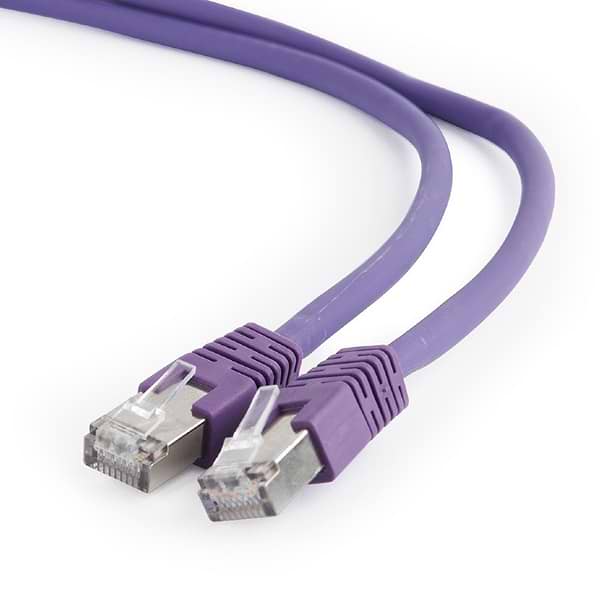 Фото - Кабель патч-корд Cablexpert S/FTP (PP6A-LSZHCU-V-1M) 50u 1м Purple