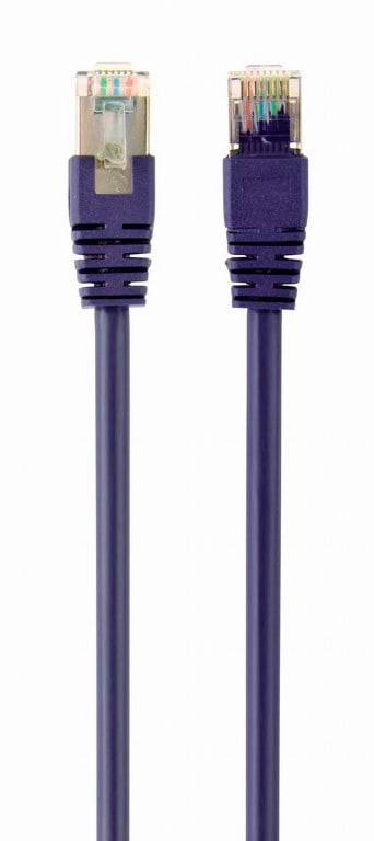 Фото - Кабель патч-корд Cablexpert S/FTP (PP6A-LSZHCU-V-1M) 50u 1м Purple