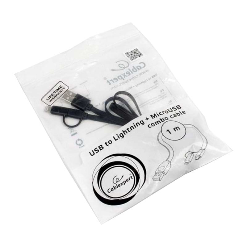 Кабель Cablexpert USB 2.0 - Lightning +microUSB 1m (CC-USB2-AMLM2-1M)