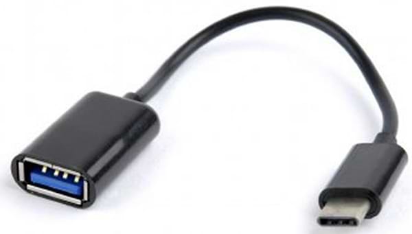 Фото - Кабель синхронізації даних Cablexpert USB 2.0 - USB Type-C 0.2m Black (A-OTG-CMAF2-01)