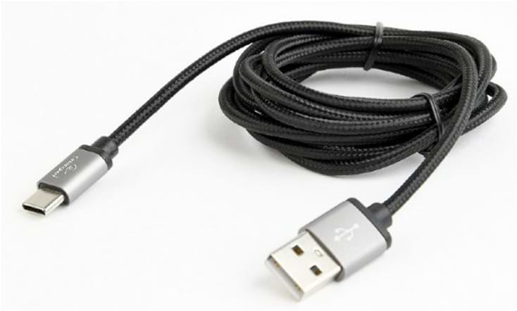 Переходник Cablexpert USB 2.0 - USB Type-C Black 1.8m (CCB-mUSB2B-AMCM-6)