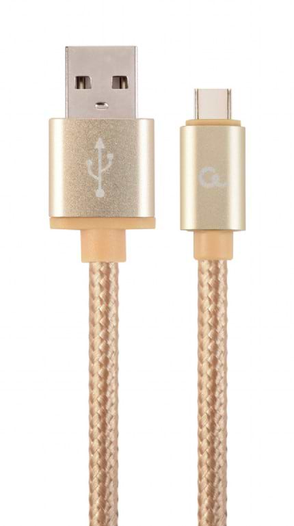 Кабель Cablexpert USB 2.0 - USB Type-C Gold 1.8m (CCB-mUSB2B-AMCM-6-G)