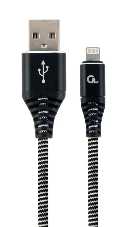 Кабель Cablexpert USB 2.0 A - Lightning Premium 1m Black (CC-USB2B-AMLM-1M-BW)