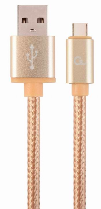 Кабель Cablexpert USB 2.0 A - Micro USB B 1.8m Gold (CCB-mUSB2B-AMBM-6-G)
