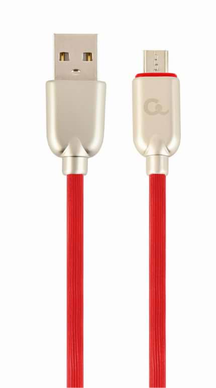 Кабель Cablexpert USB 2.0 A - microUSB Premium 1m Red (CC-USB2R-AMmBM-1M-R)