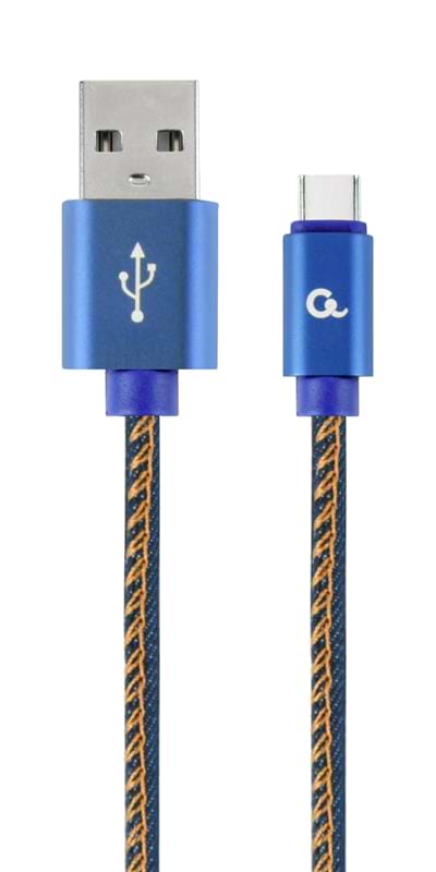 Кабель Cablexpert USB 2.0 A - USB Type-C 1m Blue (CC-USB2J-AMCM-1M-BL)