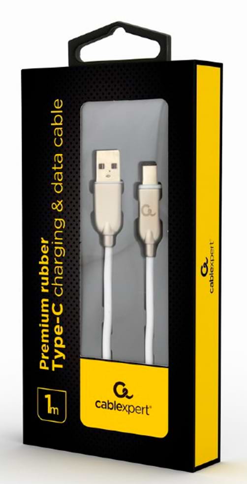 Фото - Кабель Cablexpert USB 2.0 A - USB Type-C 1m White (CC-USB2R-AMCM-1M-W)
