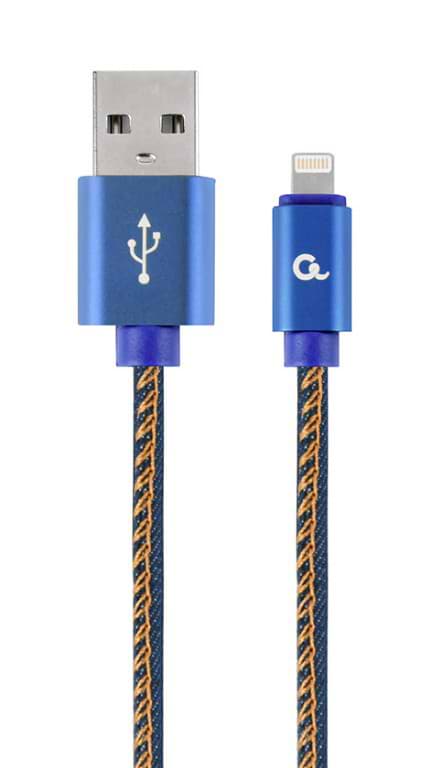 Кабель синхронізації даних Cablexpert USB 2.0 A - USB Type-C 2m Blue (CC-USB2J-AMCM-2M-BL) - Фото 1