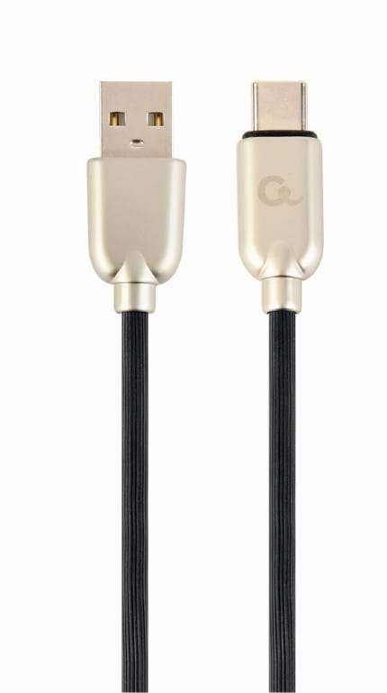 Кабель Cablexpert USB 2.0 A - USB Type-C Premium 1m Black (CC-USB2R-AMCM-1M)