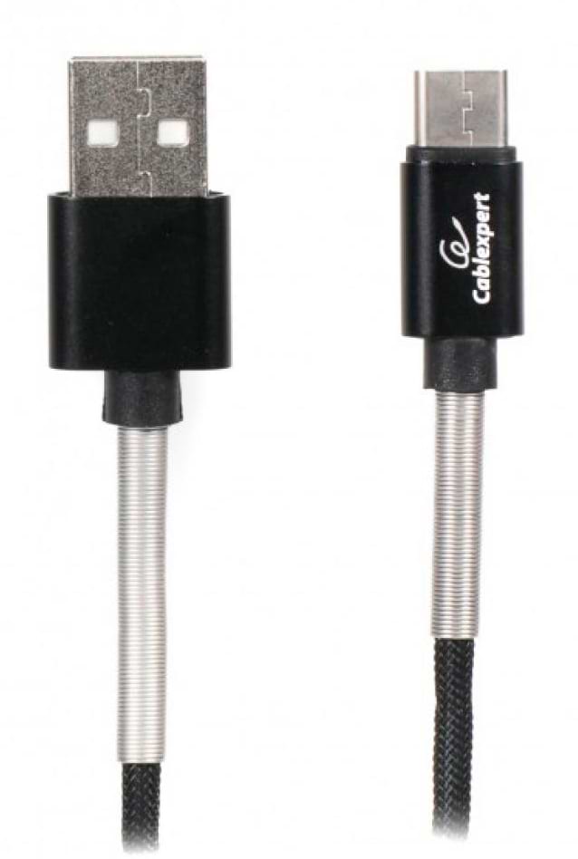 Кабель Cablexpert USB 2.0 A - USB Type-C Premium Black  1m (CCPB-C-USB-06BK)