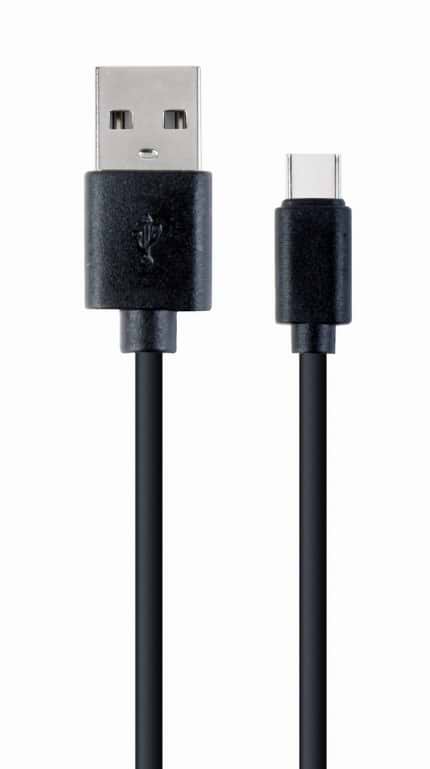 Кабель Cablexpert USB 2.0 BM - USB Type-C 1m Black (CC-USB2-AMCM-1M)