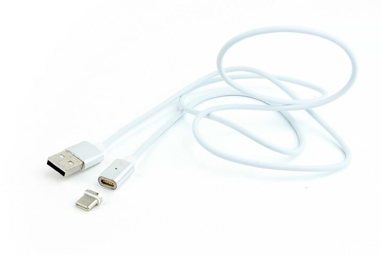 Кабель Cablexpert USB 2.0 BM - USB Type-C (CC-USB2-AMUCMM-1M) 1m White