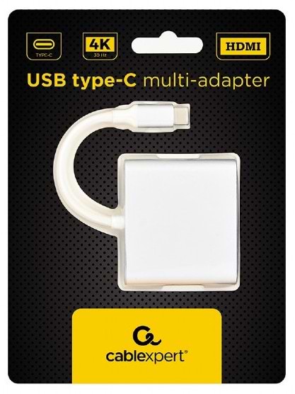 Фото - Уцінка - Перехідник Cablexpert USB Type-C - HDMI (A-CM-HDMIF-02-SV)