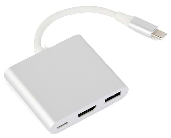 Фото - Уцінка - Перехідник Cablexpert USB Type-C - HDMI (A-CM-HDMIF-02-SV)