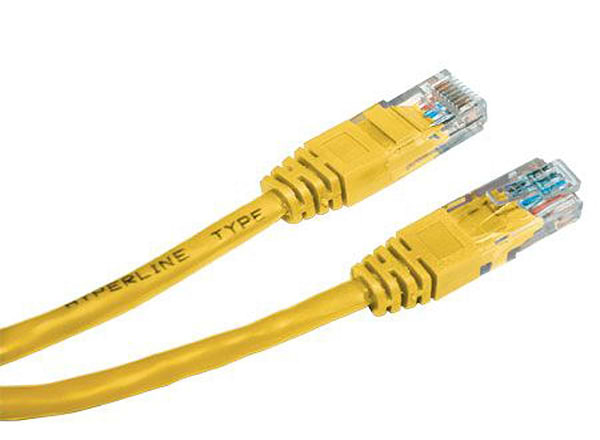 Фото - Кабель патч-корд Cablexpert UTP (PP12-1M/Y) 50u 1m Yellow