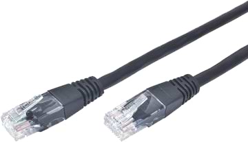 Фото - Кабель патч-корд Cablexpert UTP (PP12-2M/BK) 50u 2m Black