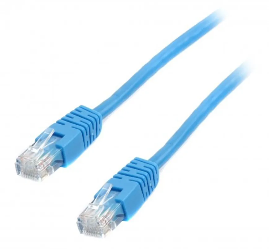 Кабель патч-корд Cablexpert UTP (PP6U-0.25M/B) 50u 0.25m Blue