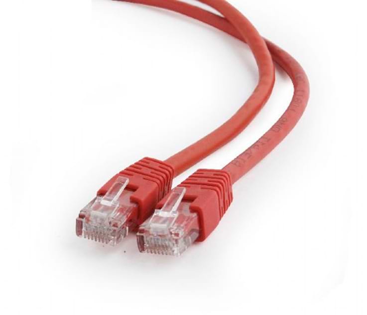 Кабель патч-корд Cablexpert UTP (PP6U-5M/R) 50u 5 м, Red