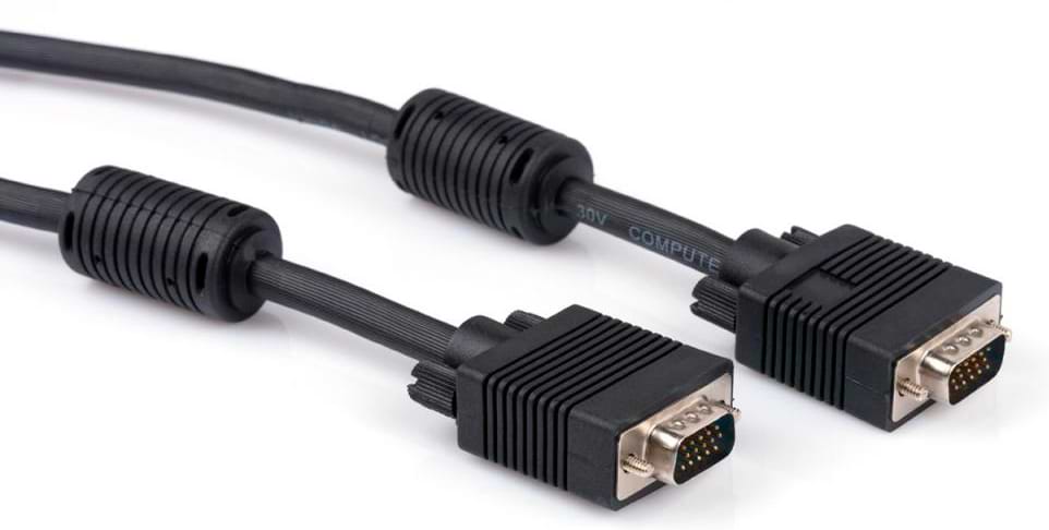 Кабель Cablexpert VGA3+9C HD15M 5м Black (CC-PPVGA-5M-B)