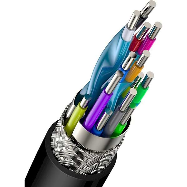 Фото - Кабель HDMI Baseus M-M Cafule 4K 2 m (CADKLF-F01)